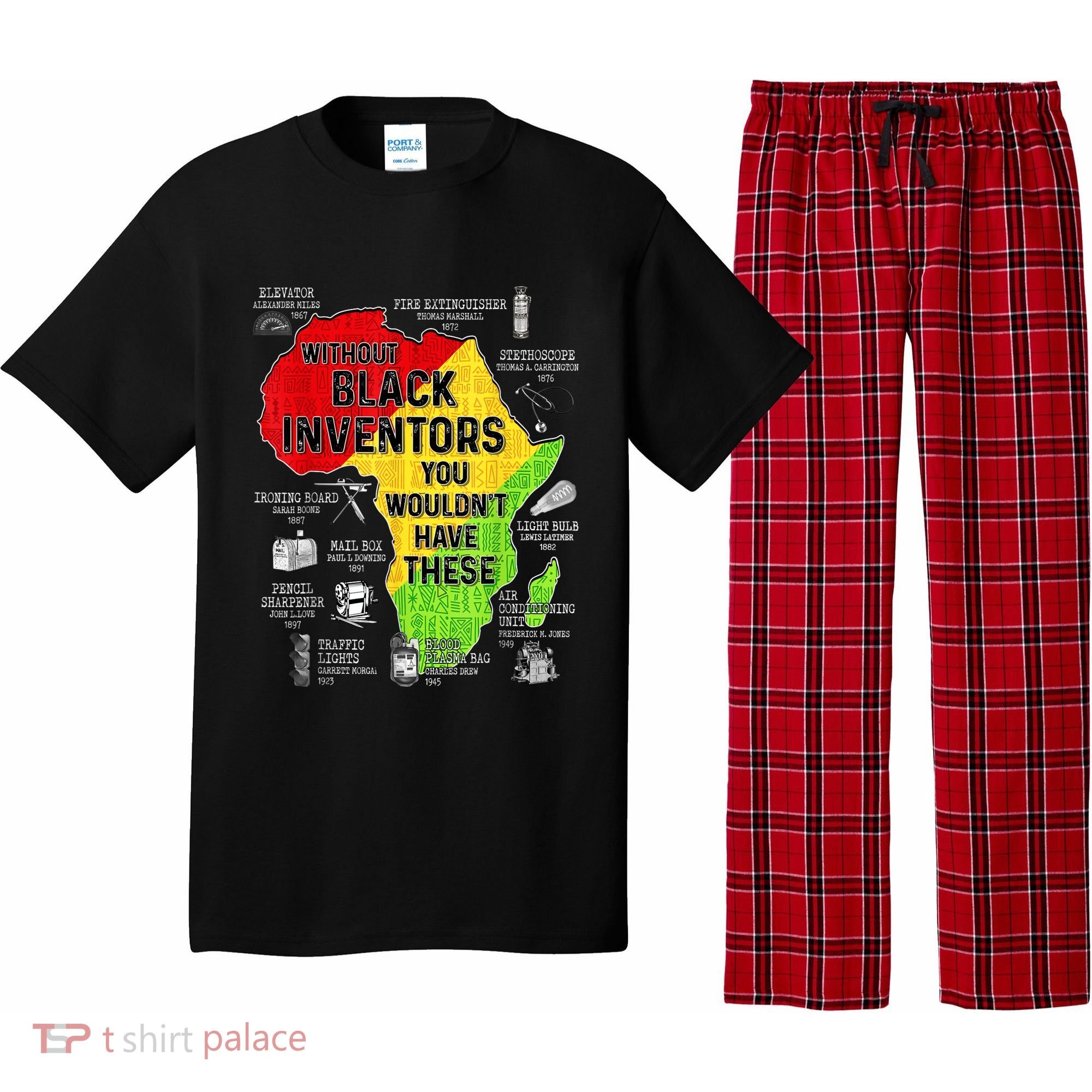 Black Inventors Black Excellence Black History Pajama Set