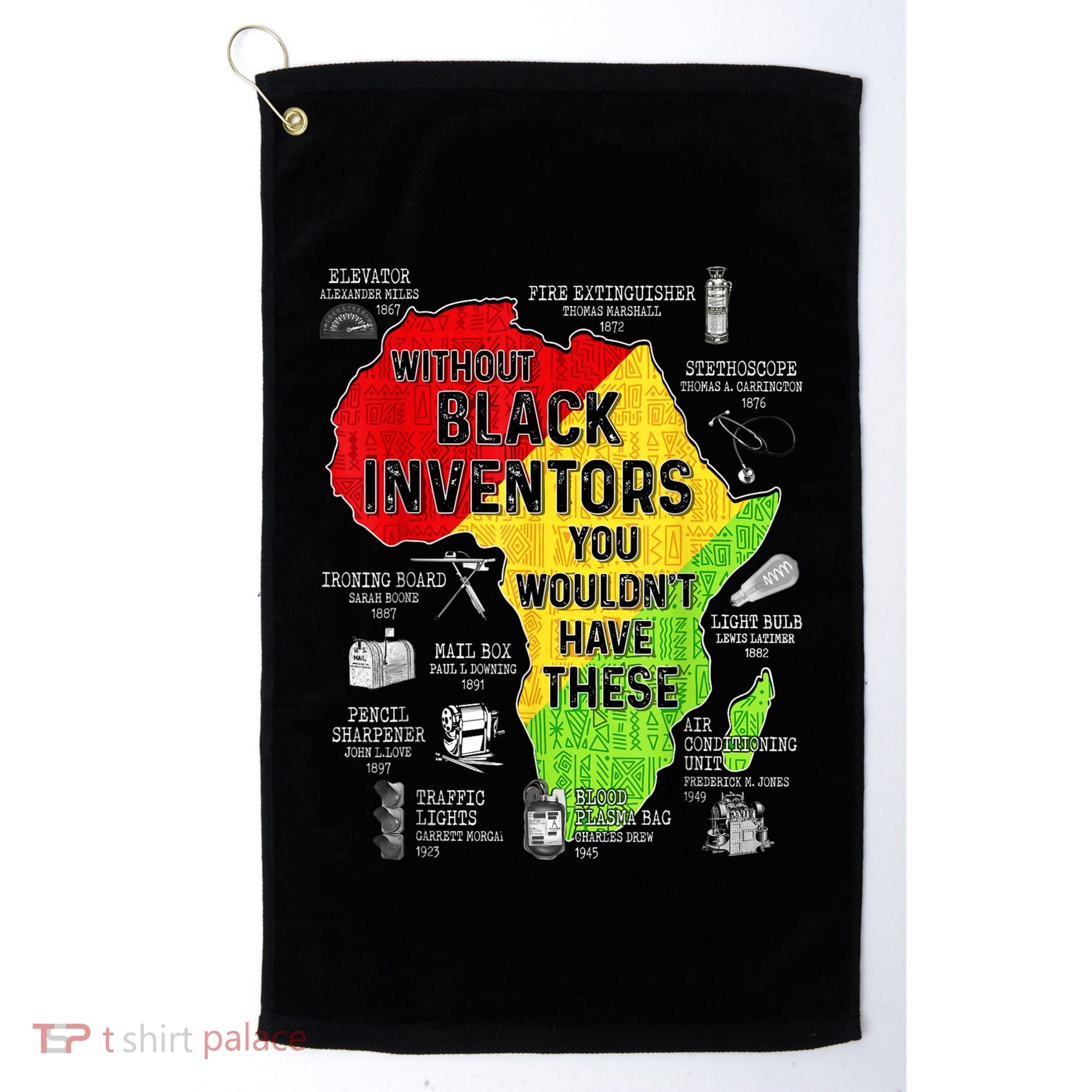Black Inventors Black Excellence Black History Golf Towel