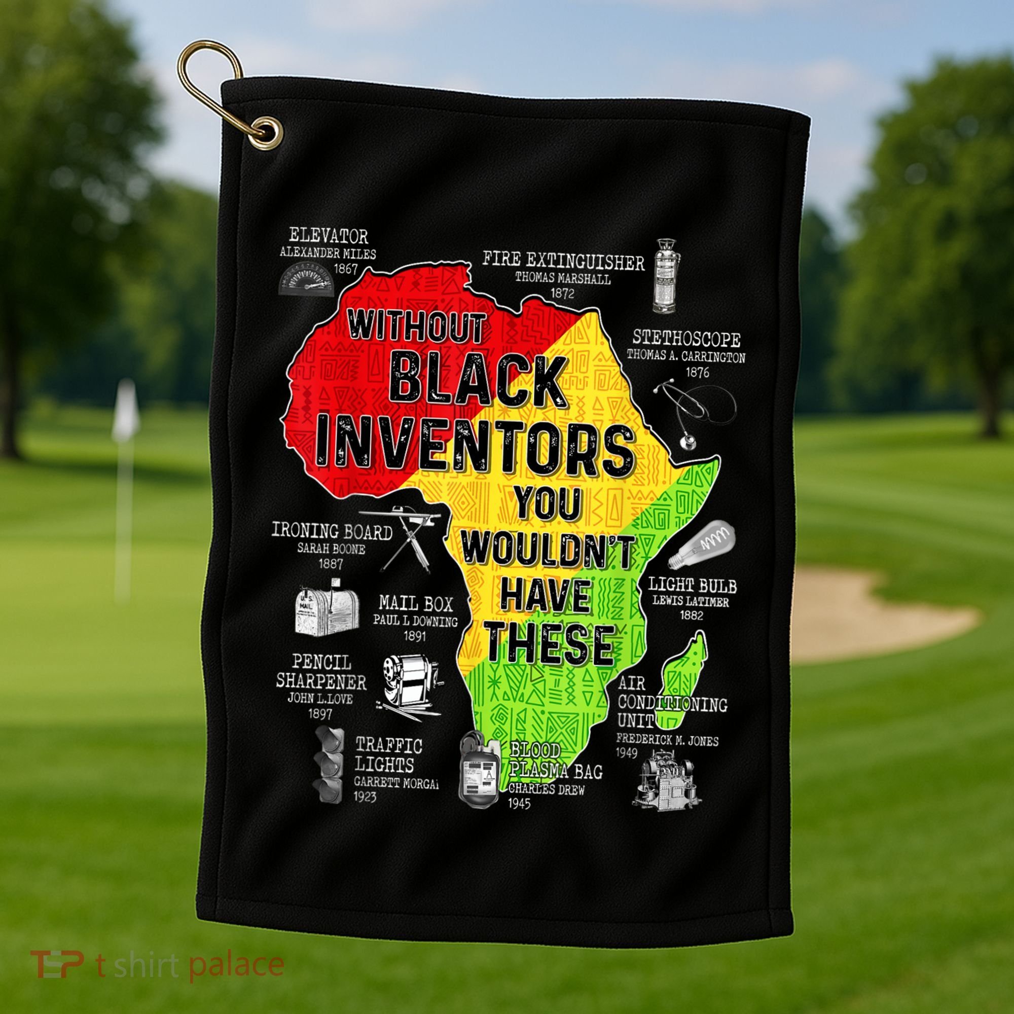 Black Inventors Black Excellence Black History Golf Towel