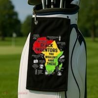 Black Inventors Black Excellence Black History Golf Towel thumb 2