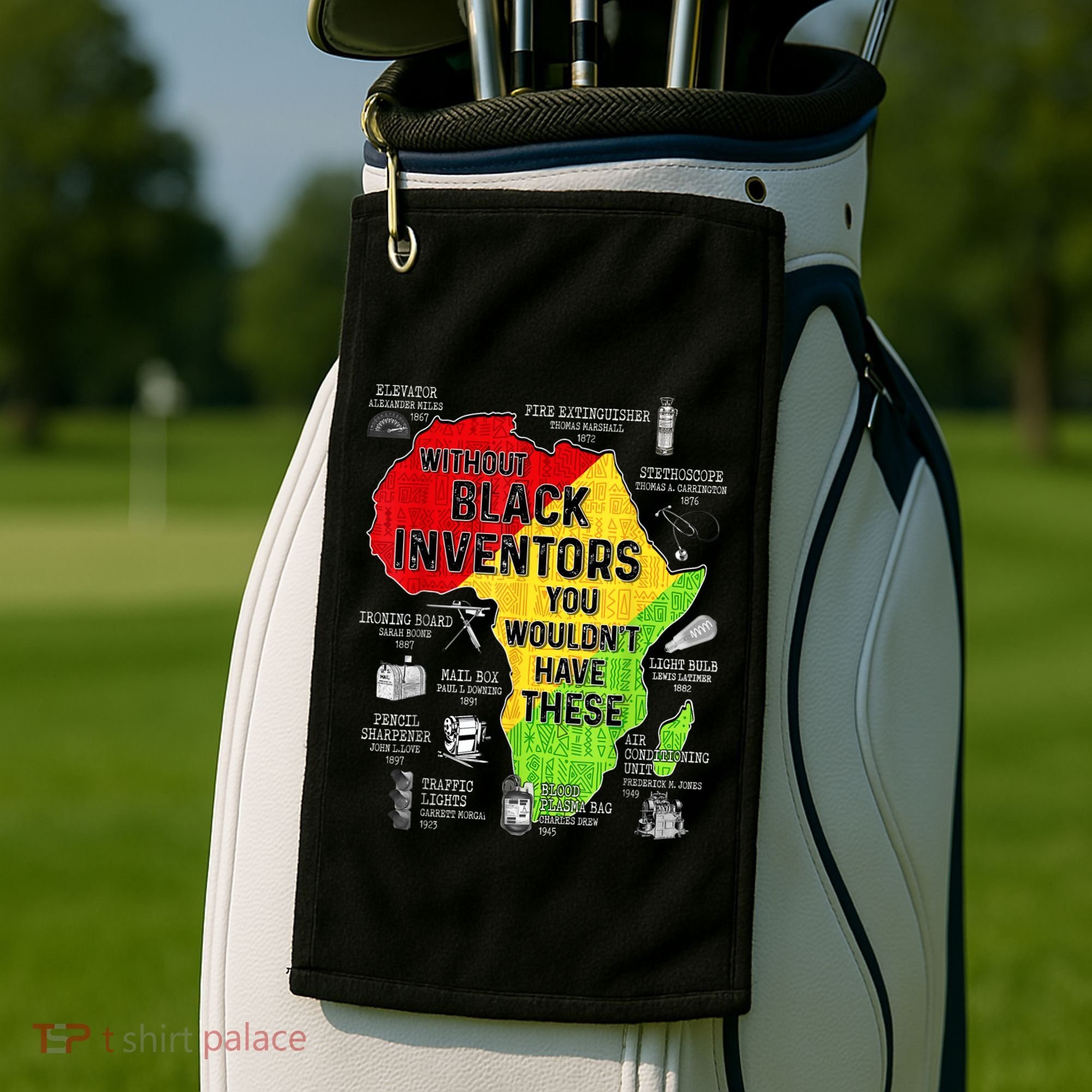 Black Inventors Black Excellence Black History Golf Towel