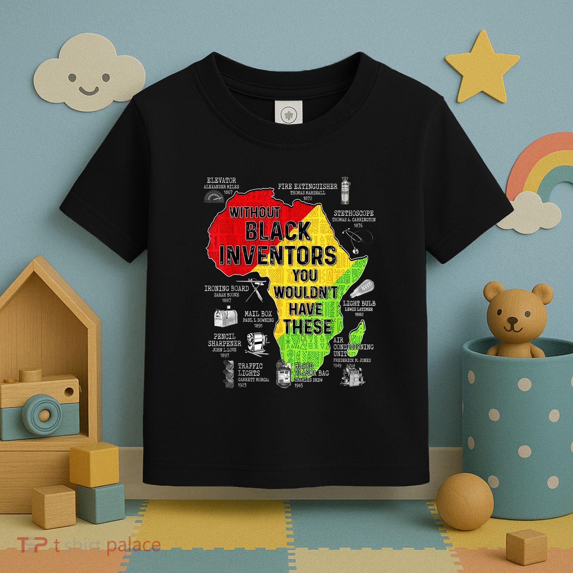 Black Inventors Black Excellence Black History Toddler T-Shirt