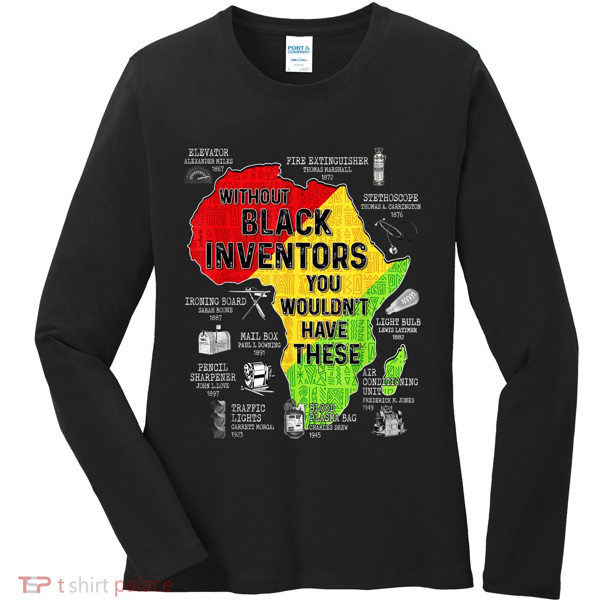 Black Inventors Black Excellence Black History Women's Long Sleeve Shirt