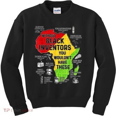 Black Inventors Black Excellence Black History Kids Sweatshirt