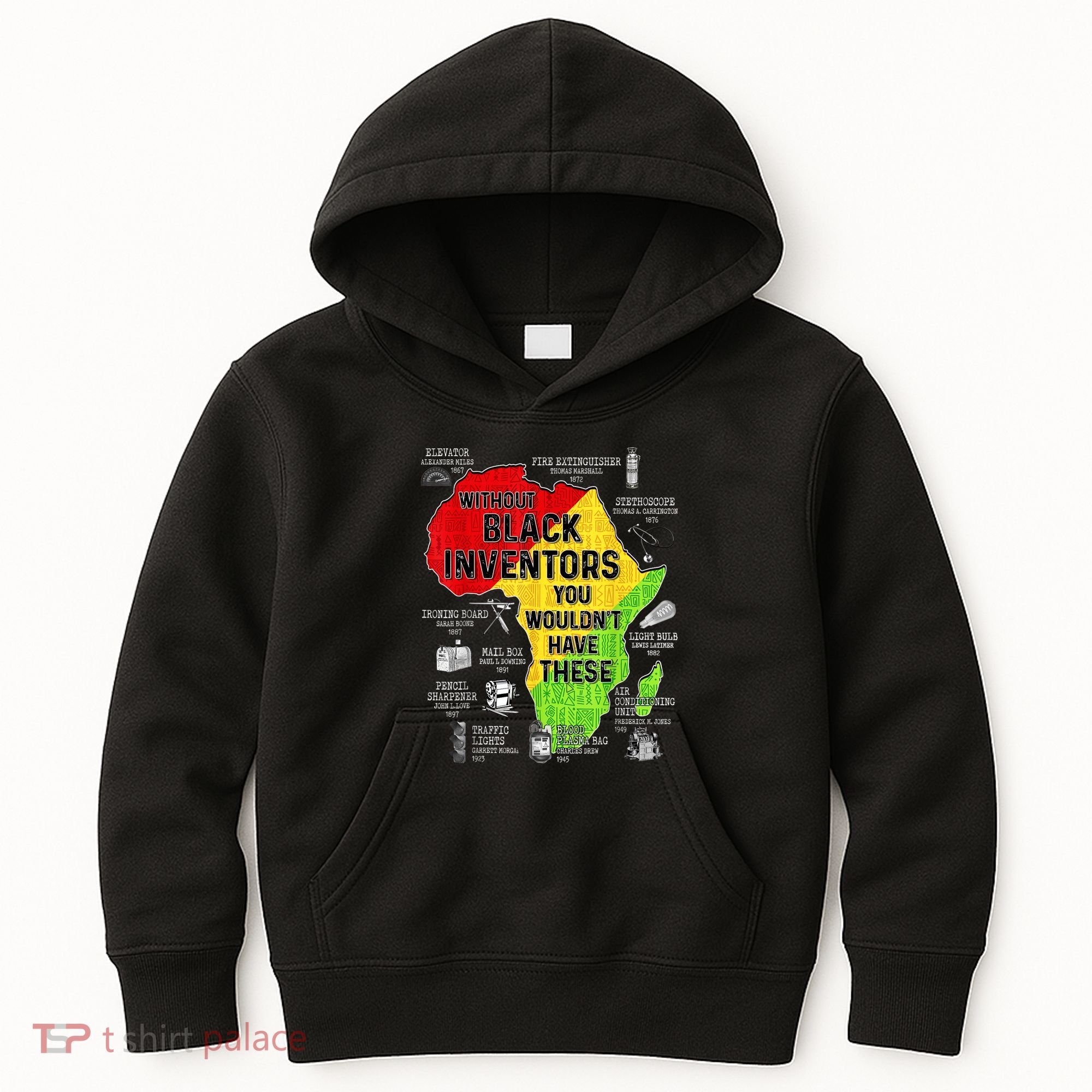 Black Inventors Black Excellence Black History Kids Hoodie