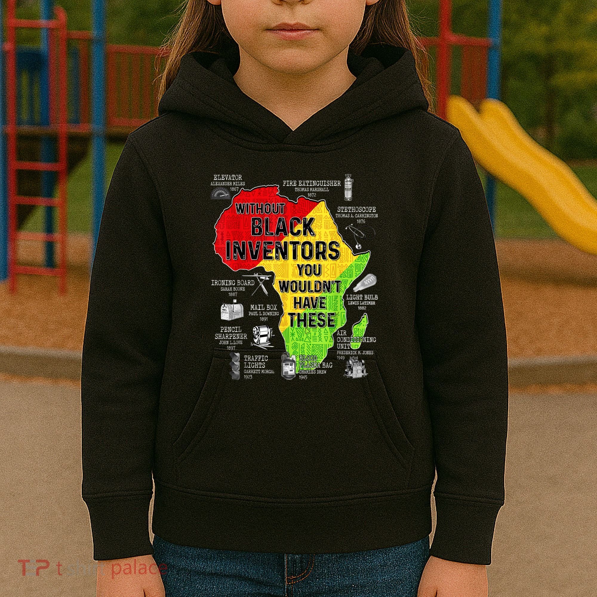 Black Inventors Black Excellence Black History Kids Hoodie