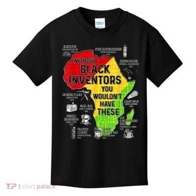 Black Inventors Black Excellence Black History Kids T-Shirt