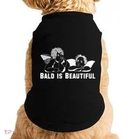 Bald Is Beautiful Angels Black Gift Doggie Tank thumb 0