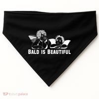 Bald Is Beautiful Angels Black Gift USA-Made Doggie Bandana thumb 0