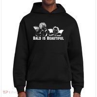 Bald Is Beautiful Angels Black Gift District V.I.T. Heavyweight Hoodie thumb 0