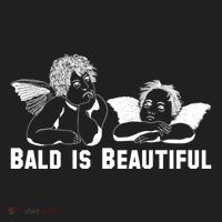 Bald Is Beautiful Angels Black Gift Hat thumb 2