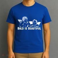 Bald Is Beautiful Angels Black Gift T-Shirt thumb 3