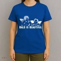 Bald Is Beautiful Angels Black Gift T-Shirt thumb 4