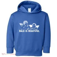 Bald Is Beautiful Angels Black Gift Toddler Hoodie thumb 0