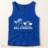 Bald Is Beautiful Angels Black Gift Tank Top thumb 2