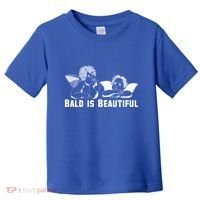 Bald Is Beautiful Angels Black Gift Toddler T-Shirt thumb 0