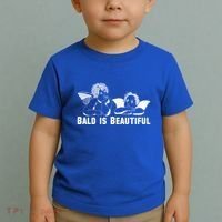 Bald Is Beautiful Angels Black Gift Toddler T-Shirt thumb 2