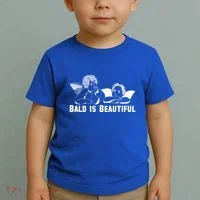 Bald Is Beautiful Angels Black Gift Toddler T-Shirt thumb 2