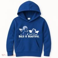 Bald Is Beautiful Angels Black Gift Kids Hoodie thumb 0