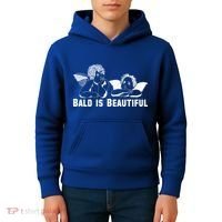 Bald Is Beautiful Angels Black Gift Kids Hoodie thumb 4