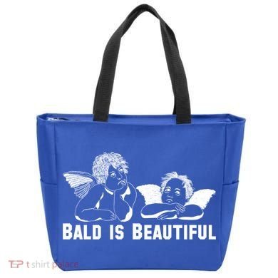 Bald Is Beautiful Angels Black Gift Tote Bag