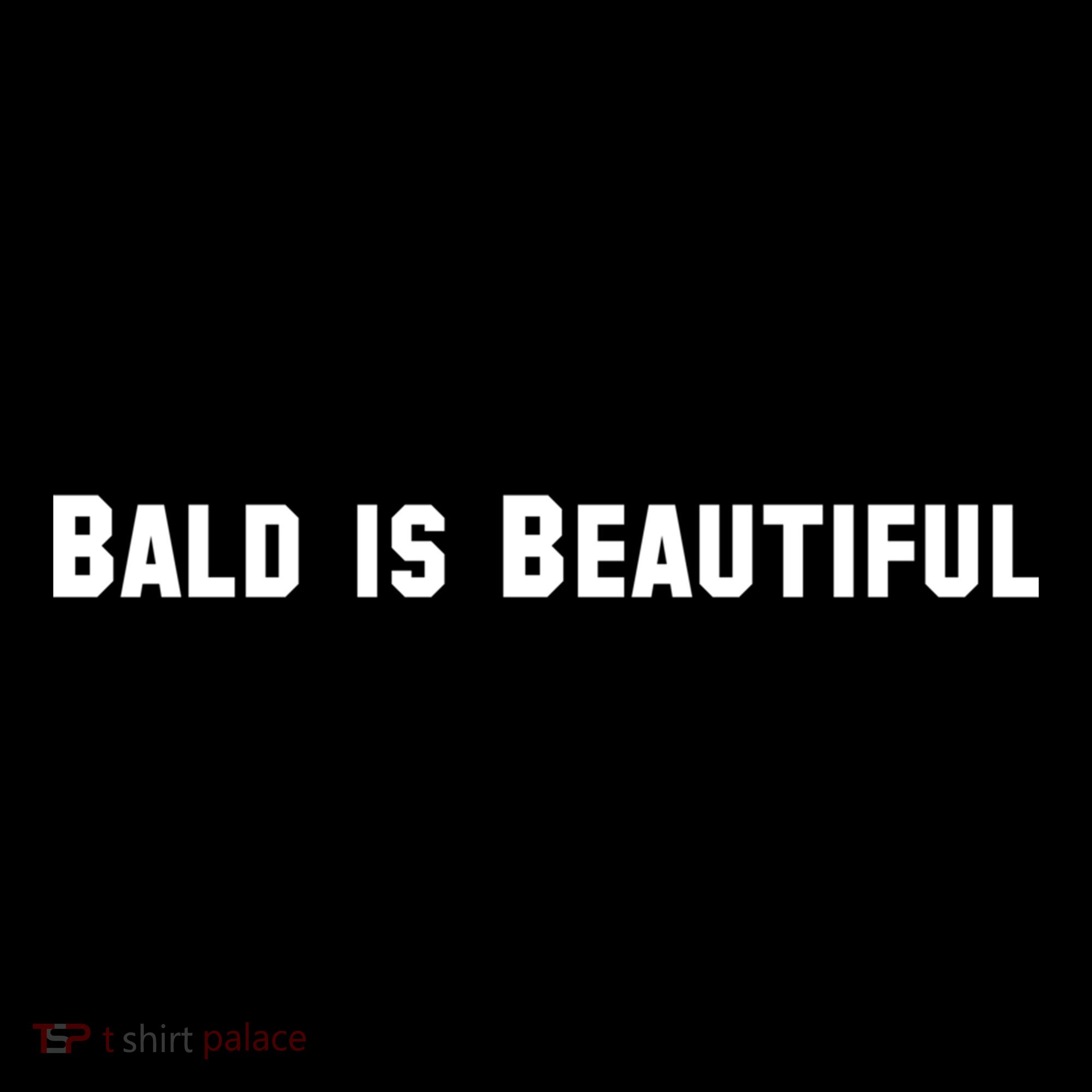 Bald Is Beautiful Black Gift Bucket Hat