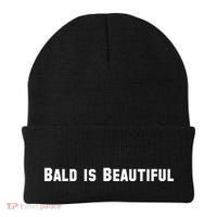 Bald Is Beautiful Black Gift Beanie thumb 0