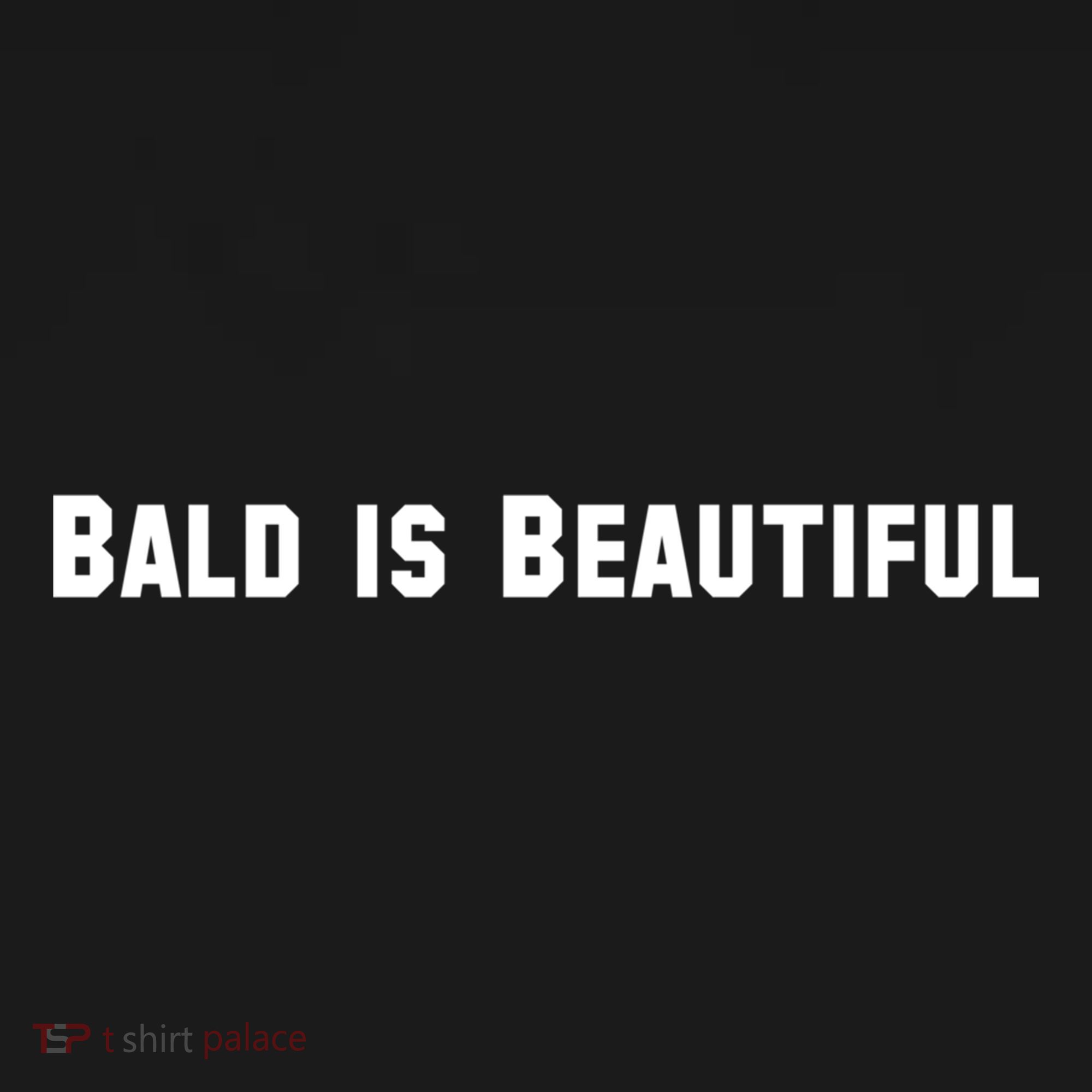 Bald Is Beautiful Black Gift Pajama Set