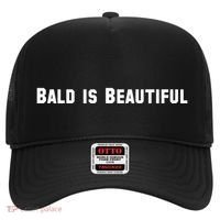 Bald Is Beautiful Black Gift Hat thumb 0