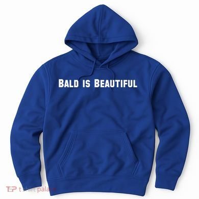 Bald Is Beautiful Black Gift Hoodie