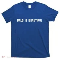 Bald Is Beautiful Black Gift T-Shirt thumb 0