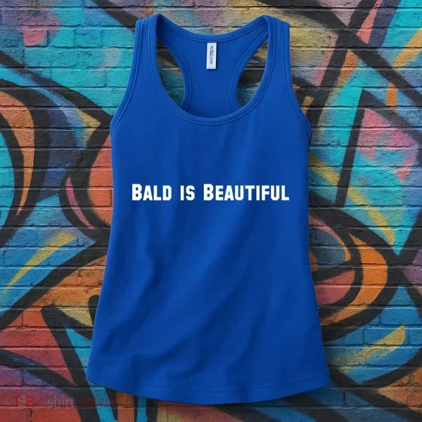 Bald Is Beautiful Black Gift Women's Tank Top