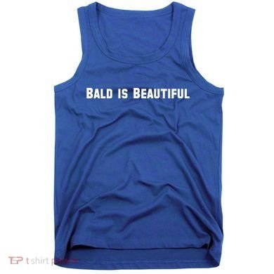 Bald Is Beautiful Black Gift Tank Top