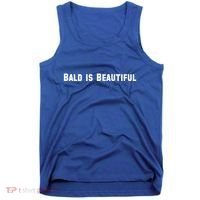 Bald Is Beautiful Black Gift Tank Top thumb 0