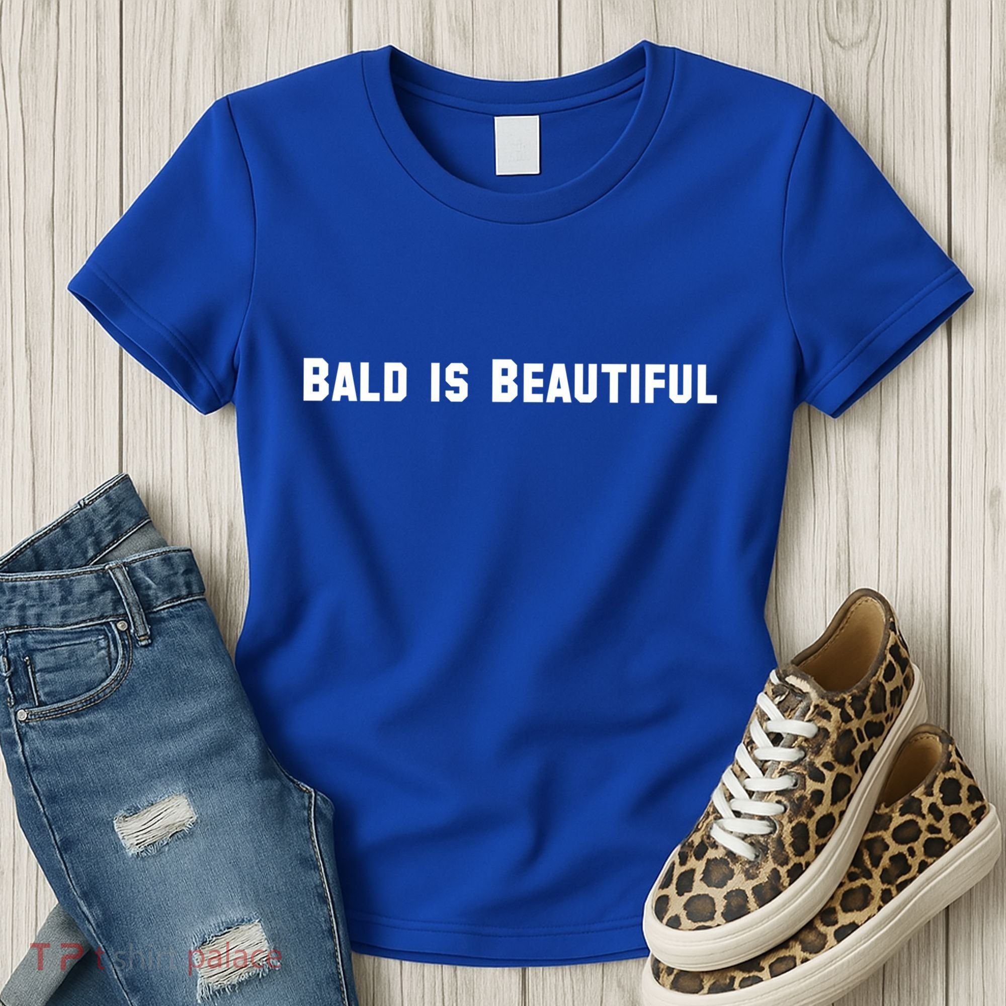 Bald Is Beautiful Black Gift Women's T-Shirt