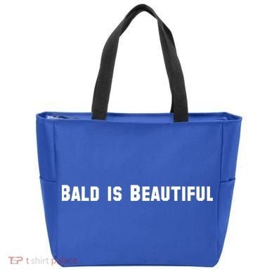 Bald Is Beautiful Black Gift Tote Bag
