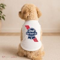 Bald Is Beautiful 4th Of July Independence Day Bald Eagle Doggie Tank thumb 2