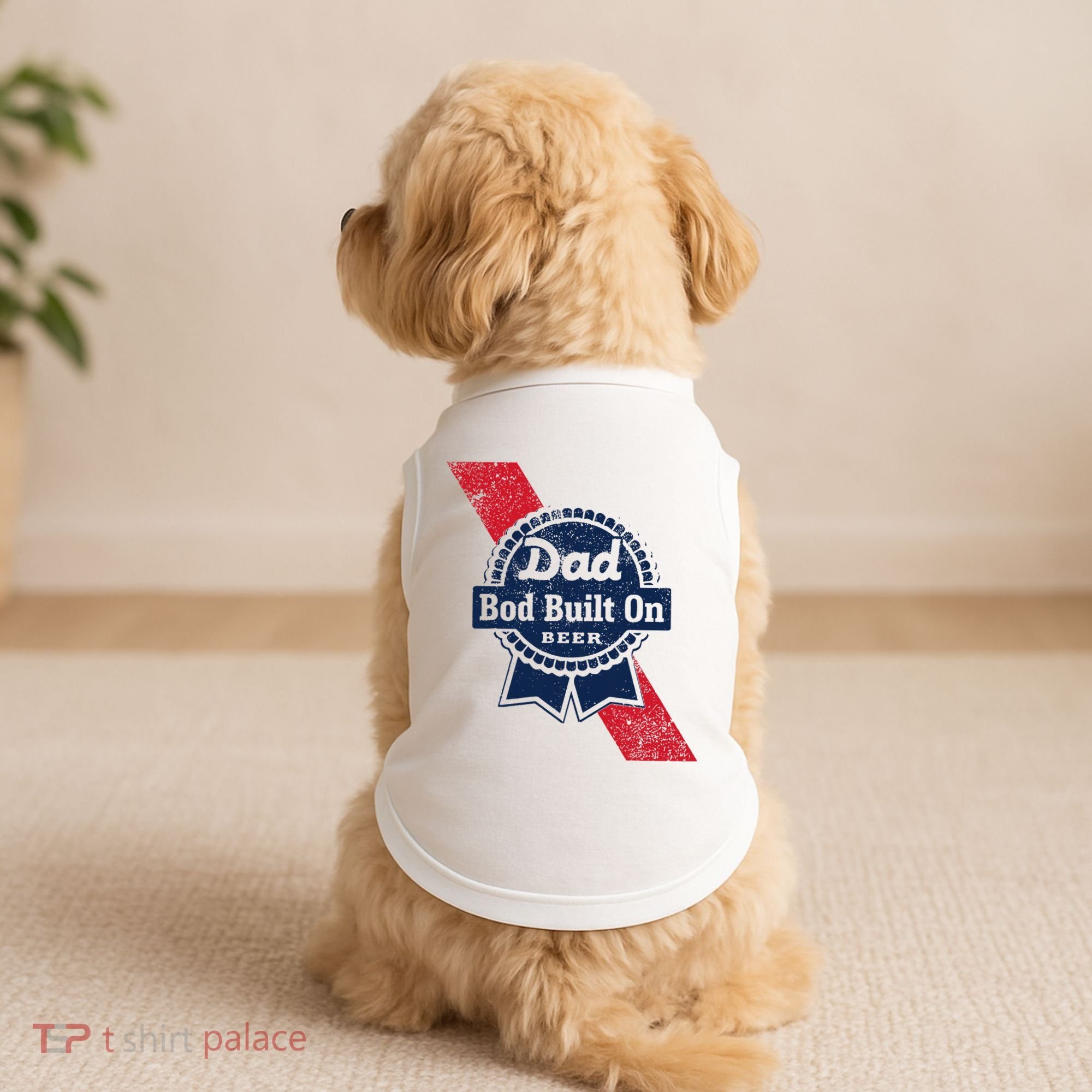 Bald Is Beautiful 4th Of July Independence Day Bald Eagle Doggie Tank