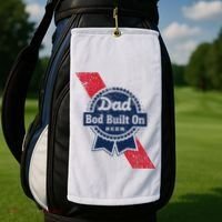 Bald Is Beautiful 4th Of July Independence Day Bald Eagle Golf Towel thumb 2