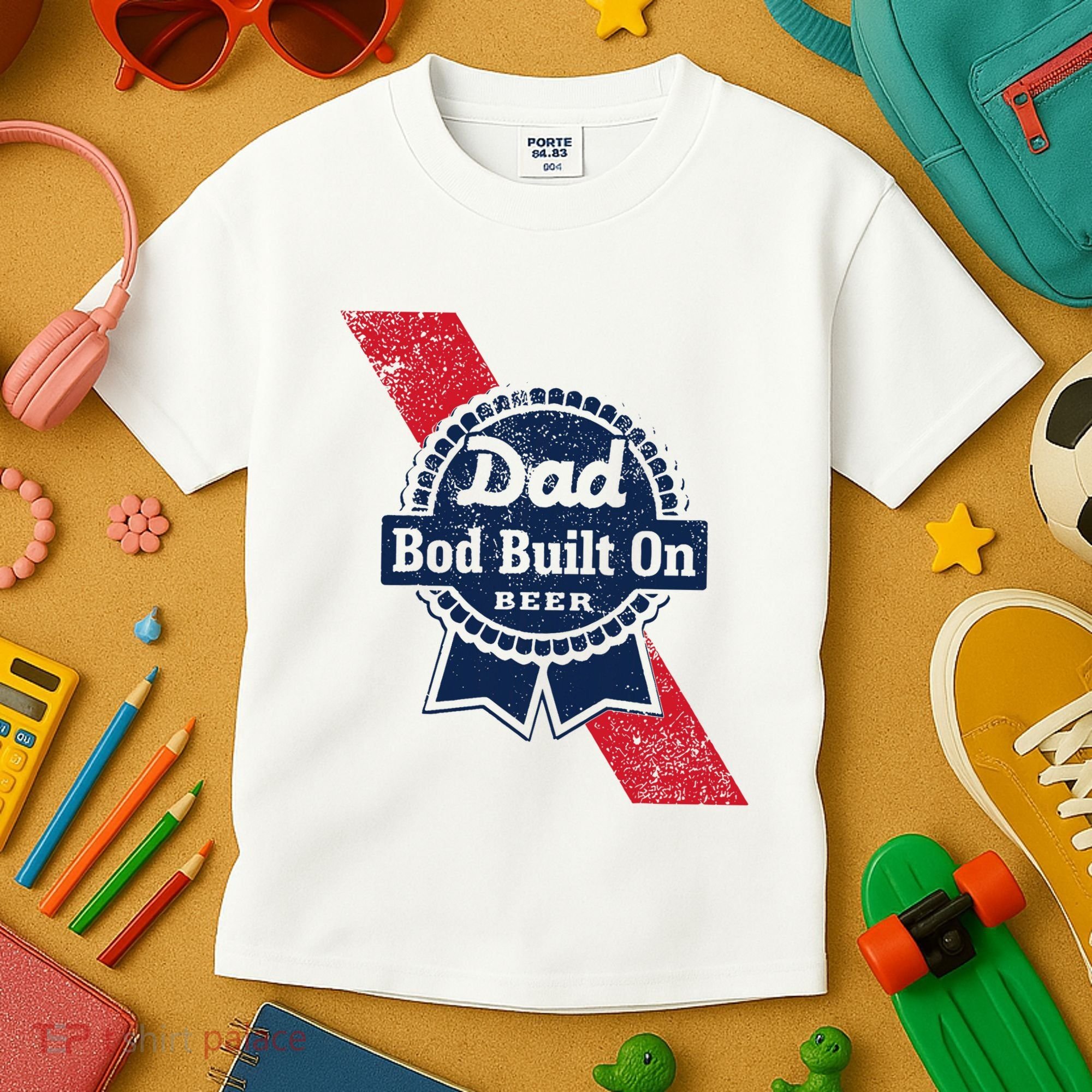 Bald Is Beautiful 4th Of July Independence Day Bald Eagle Kids T-Shirt
