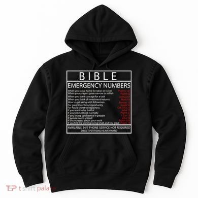 Bible Emergency Hotline Numbers Hoodie