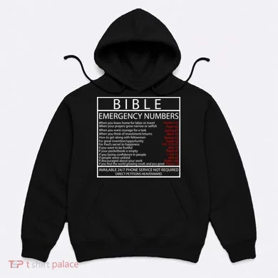 Bible Emergency Hotline Numbers Hoodie