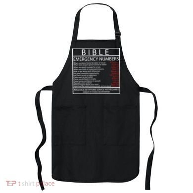 Bible Emergency Hotline Numbers Apron