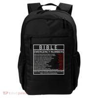 Bible Emergency Hotline Numbers Backpack thumb 0