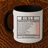 Bible Emergency Hotline Numbers Coffee Mug thumb 2
