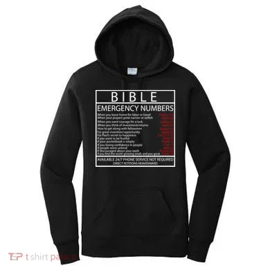 Bible Emergency Hotline Numbers Women's Hoodie