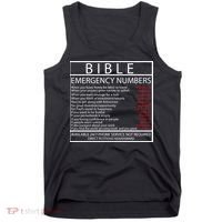 Bible Emergency Hotline Numbers Tank Top thumb 0