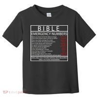 Bible Emergency Hotline Numbers Toddler T-Shirt thumb 0