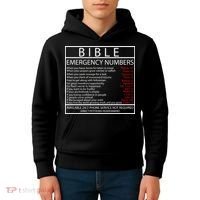 Bible Emergency Hotline Numbers Kids Hoodie thumb 4