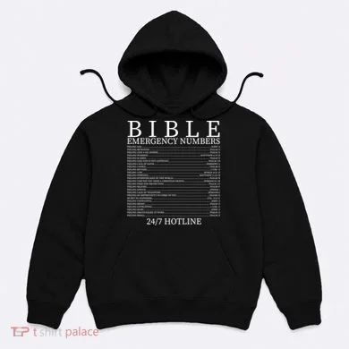 Bible Emergency Numbers Hoodie